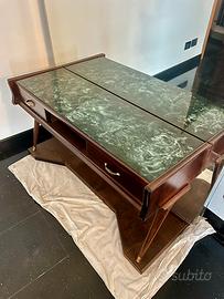 Mobile antico piano marmo verde e specchiera