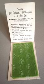 Sapone In Fogli Gadget SIO anni '60