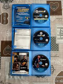 FIFA 16, FIFA 18, FIFA 21 per PS4