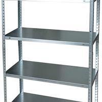 Scaffalatura in metallo componibile con ripiani