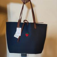 Borsa a tracolla blu scuro