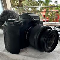 Canon EOS M50 Mark II Cámara + Objetivo EF-M 15-45