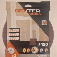 Dischi abrasivi Dexter Pro Ø225mm Grana 120 x3 