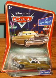 DISNEY PIXAR CARS MATTEL 1/55 GREEN RAMONE VERDE