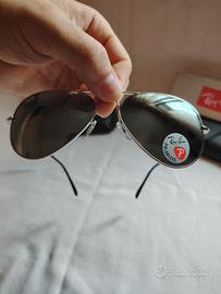 Ray-ban 3025 AVIATOR LARGE Silver Mirror unisex.