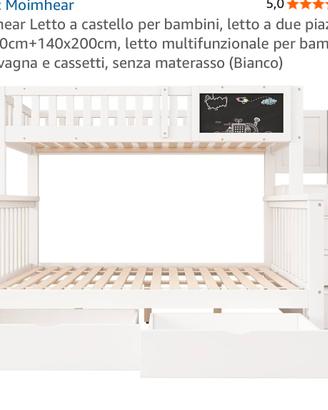 Atruttura cameretta come in foto