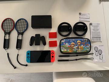 NINTENDO SWITCH OLED completa di accessori
