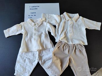 2 Completini Aletta 1 mese 50-56 cm