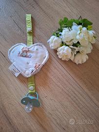 catenella con cuore portaciuccio