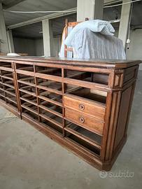 Raro bancone anrico da negozio/ farmacia