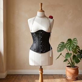 Bustino corsetto sottoseno underbust goth