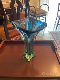 Vaso in Vetro di Murano anni ‘70 stile Seguso