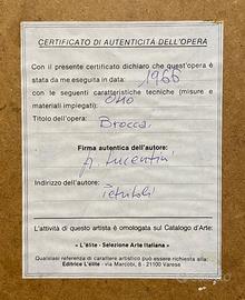 Quadro olio su tela Alceste Lucentini