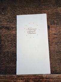 Navigazione Generale Italiana biglietto passeggeri