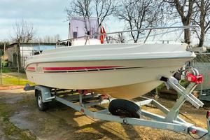 Barca open fischerman 18 con motore 