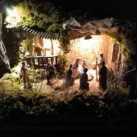 presepe napoletano 45x29x38 completo