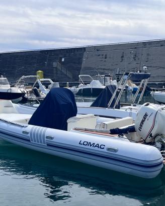 Lomac 7,60 + Evinrude 225 – Pronto alla boa