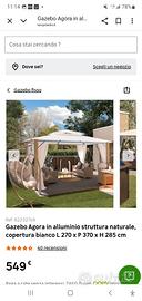 gazebo agora in alluminio 