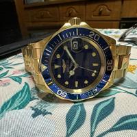 Invicta Diver Oro e Blu automatico