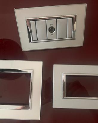 placche bticino serie axolute colore kristall