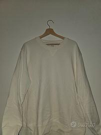 Maglione OVS Basic Girocollo XL - Bianco/Panna - 