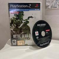 Metal gear Solid 3 snake eater Playstation 2