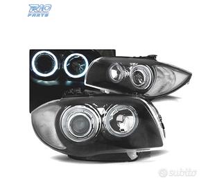 FARI BMW E81 E87 E82 E88 OCCHI ANGEL LED NERI