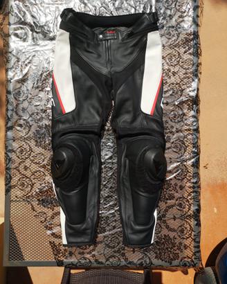 pantaloni moto 48 Dainese in pelle NUOVI!!!