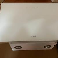 Cappa cucina Elica in vetro bianco