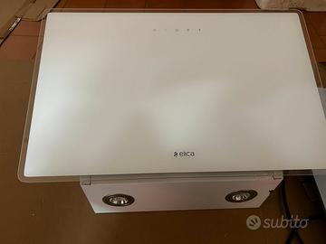 Cappa cucina Elica in vetro bianco