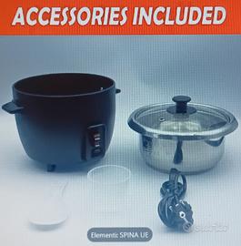Mini cuociriso ciotola acciaio inox 