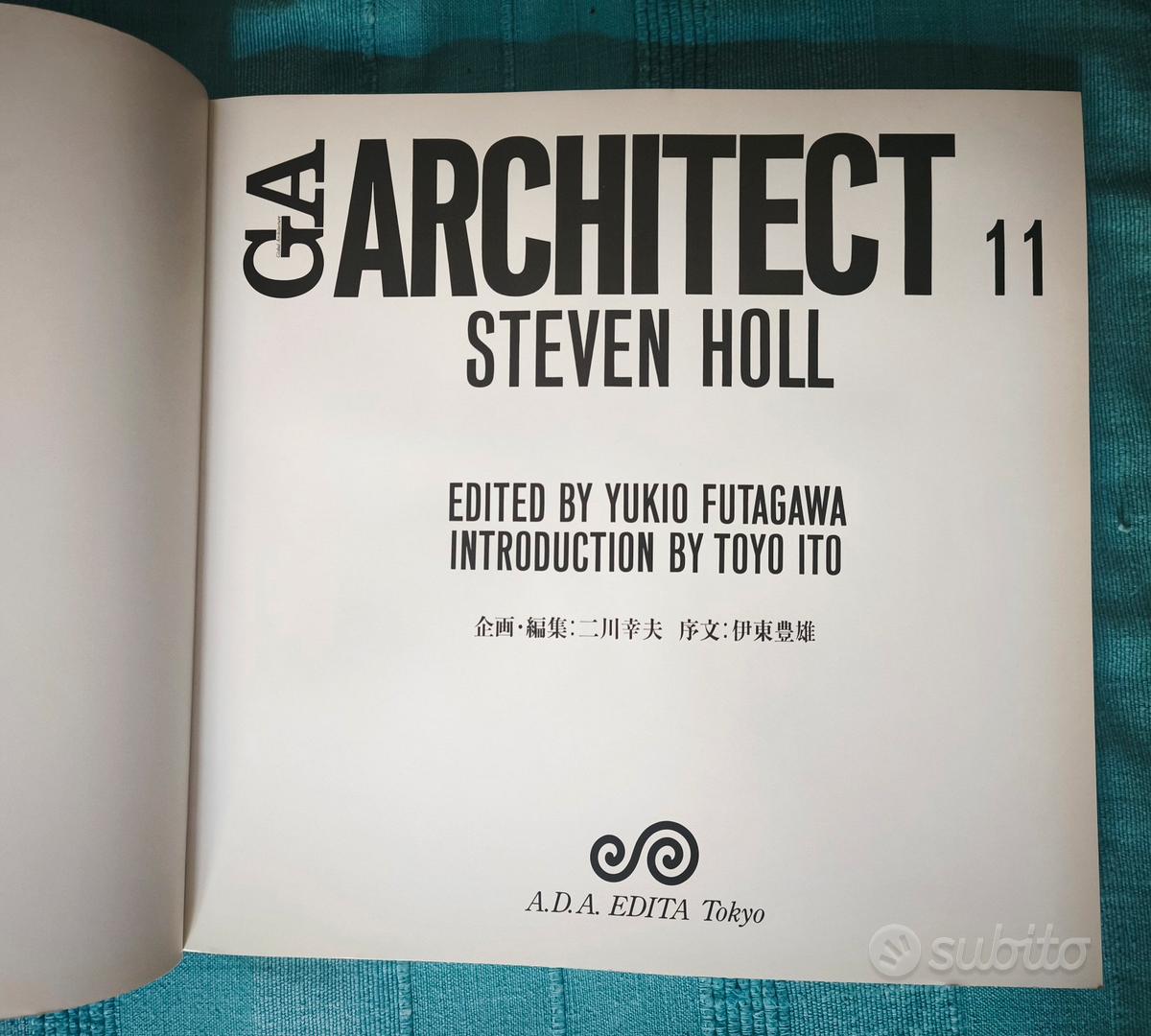 Steven Holl, GA Architect 11 - Libri e Riviste In vendita a Milano