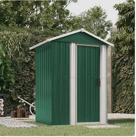 Capanno da Giardino Verde 126x97,5x177 cm Acciaio