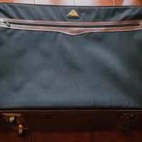 valigia in tessuto nera