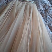 Gonna midi in tulle Atelier Eme tg S rosa cipria