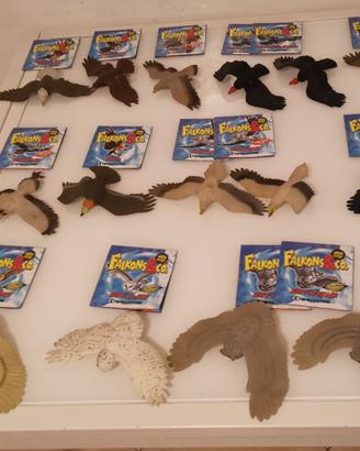 Falkons & Co collezione completa - animali gommosi