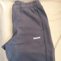 Pantaloni felpati da tuta grigi Reebok