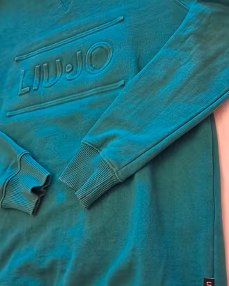 Felpa Liu Jo Uomo Verde Taglia S * condizionbuone