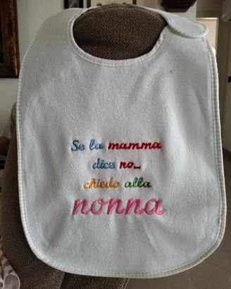 Bavaglini pappa personalizzabili