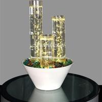 Colonna vaso acqua e bolle rgb