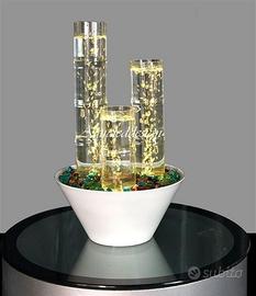 Colonna vaso acqua e bolle rgb