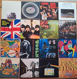 Vinili Beatles, P. Floys, Doors, R. Stones, Queen