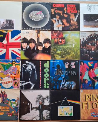 Vinili Beatles, P. Floys, Doors, R. Stones, Queen