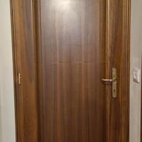 PORTE IN NOCE NAZIONALE MASSELLO  h 210 cm.