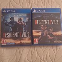Residentevil 2 e 3 ps4 e ps5