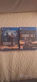 Residentevil 2 e 3 ps4 e ps5