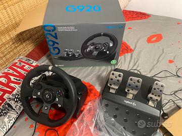 Logitech G G920 Driving Force pedali e sterzo