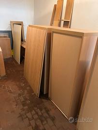 Cameretta in legno già smontata con rete letto