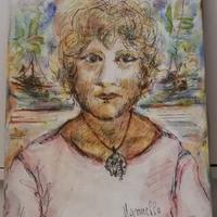 Quadro "L'amica" di Silvana Manuello