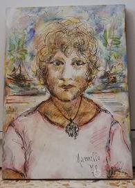 Quadro "L'amica" di Silvana Manuello